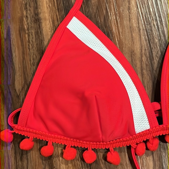 NWOT Cocoship Retro Pompon Bikini - Picture 6 of 13